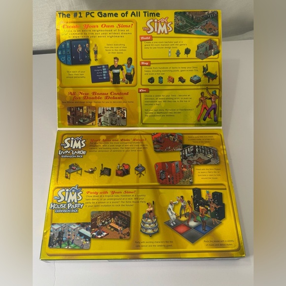 The Sims: Double Deluxe 2003 Maxis Electronic Arts Life Sim CD-ROM PC Game - Picture 3 of 4